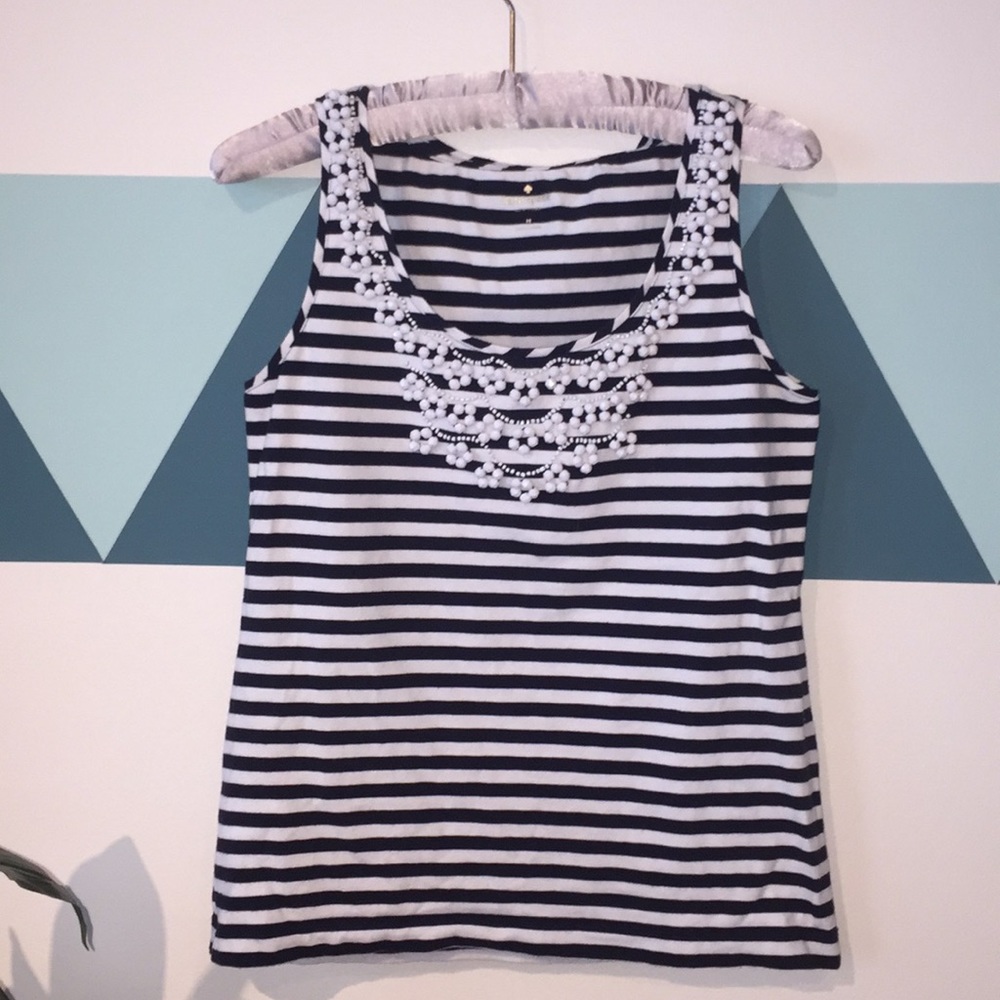 Kate Spade Embellished Tank Top - Picture 2 of 7
